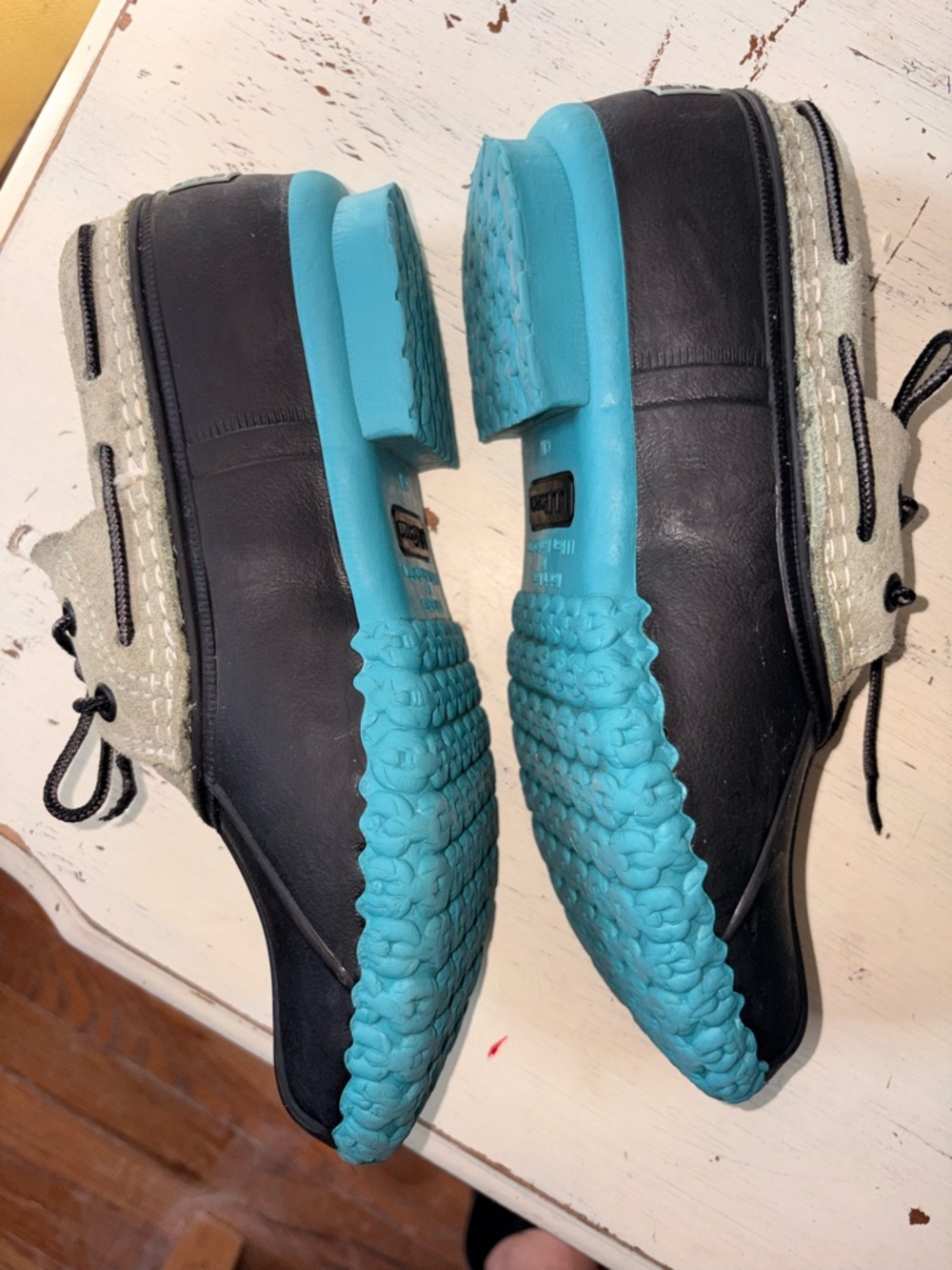 ☔️🦆L.L. Bean Classic Bean Boots Preppy Rain Waterproof Duck Shoes EUC 8.5 - Picture 6 of 15